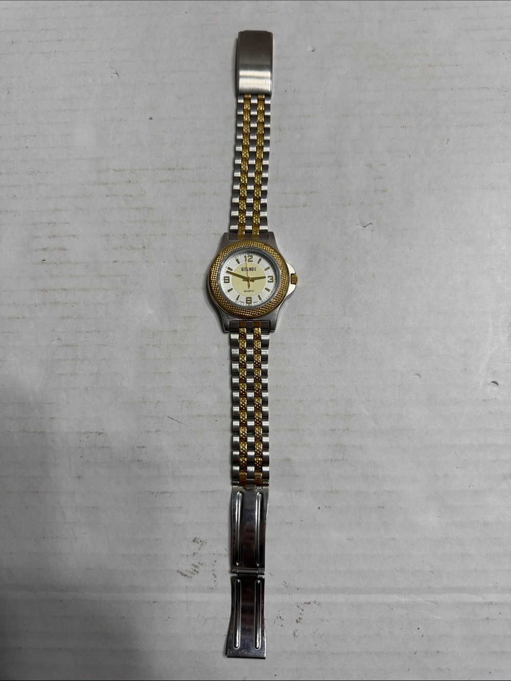 Gitano Two-Tone Gold and Silver Women’s Bracelet Watch
